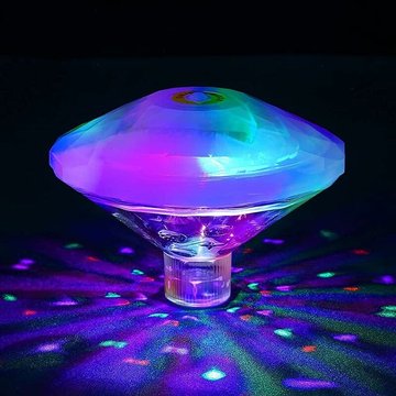 Lumières de bassin, lumières sous-marines rvb pour fête disco, lumières de piscine multicolores avec 7 modes d'éclairage pour fontaine, piscine, bar,