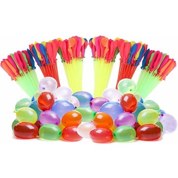 LYCXAMES -- Bombe à Eau 222 PCS Ballon d'eau Remplissage Rapide Ballons Multicouleur Auto-scellantes sans Nœuds Ballon de Combat d'Eau pour la Fete