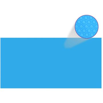 Couverture de piscine Vidaxl Bleu 975 x 488 cm