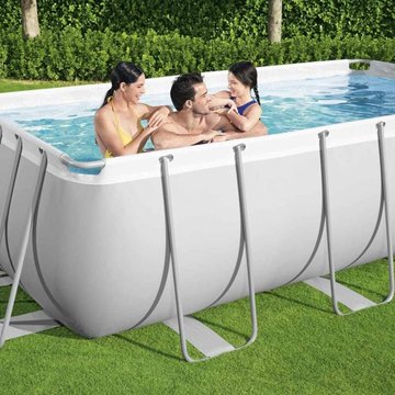 Ensemble de piscine Power Steel rectangulaire Bestway