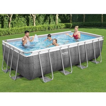 Piscine Power Steel Rectangulaire Bestway