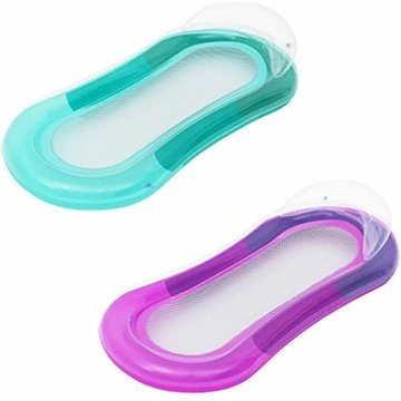 TUMALAGIA - Matelas à Air Hamac pour Piscine, 160 x 84 cm, Couleurs Assorties