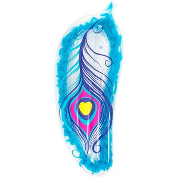 Bestway 43241 - Flotteur Zèbre avec LED pour piscine, 254 x 142 cm