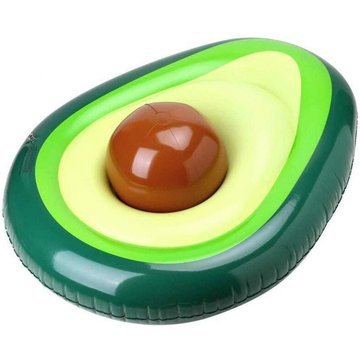 Matelas avocat gonflable Sama + ballon noyau pour piscine - Lucas l'avocat