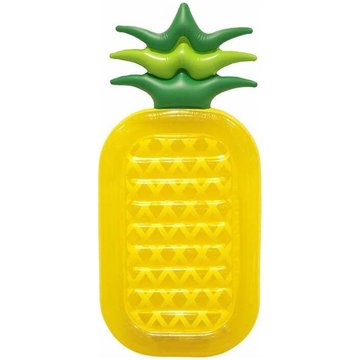 Matelas bouée gonflable WAHAISON Ananas Jaune et vert PVC 180x90x20cm pour piscine