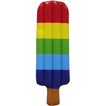 Matelas bouée gonflable Glace esquimau Multicolore pvc 180*66*16cm