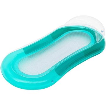 Enlenk - Matelas gonflable de plage, piscine, vert, 160 x 84 cm