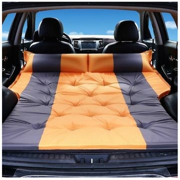 Matelas gonflable en tissu Polyester pongé 75D, pour Camping et voiture, accessoire de voyage,orange