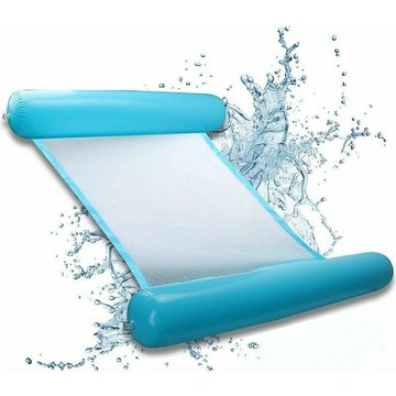 Matelas Gonflable Piscine, Hamac de Piscine, 4-en-1 Hamac Flottant, Flotteur Gonflable Piscine de inclinable Hamac d'eau Multi Usage Pliable