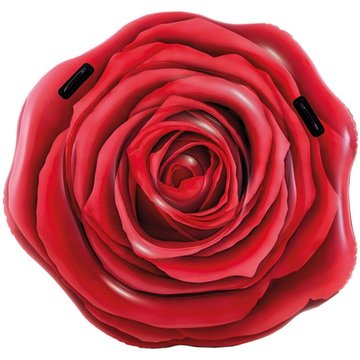 Matelas gonflable rose rouge 137x132 cm Bouée de piscine Intex Piscine Red rose 58783 np