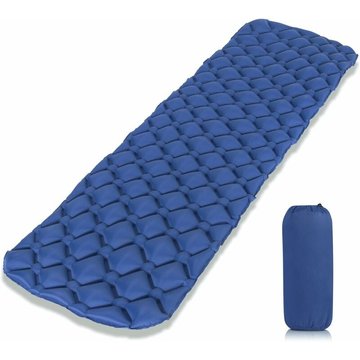Matelas Gonflable Ultra-léger,nattes de Plage imperméables Bleu Profond imperméables pour des activités de Plein air190605cm (bleu foncé)