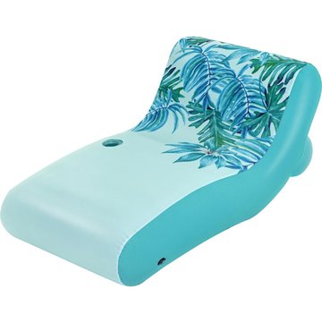 Bestway - Matelas pneumatique Lounge deluxe avec housse en tissus pour piscine