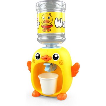 Mini Water Dispenser for Kids, Lovely Cartoon Duck Simulation Water Dispenser Toy Drinking Water Fountain Toys for Children Boys and Girls