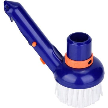Tête d'aspirateur de piscine lestée avec brosses en nylon inférieures pour piscines, outils de piscine de brosse de tête d'aspiration d'aspiration MINKUROW