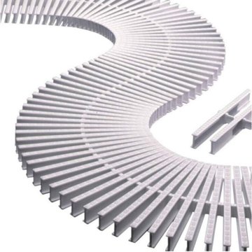 Module de 45 grilles pour courbes, Mesures 1 mètre, hauteur 22 mm, largeur 245 mm, Suinga, piscine