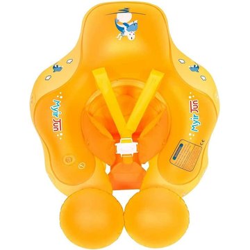 FVBJD - Myir Bouée Bébé, Siège de Piscine, Bouée Enfant Gonflable, Flotteur Bague de Natation Anneau de Piscine (Orange, L)