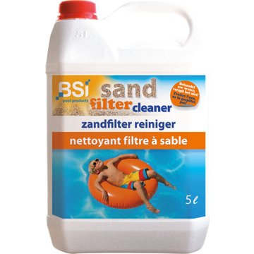 Nettoyant pour filtre à sable BSI 5 litres Produit d'entretien de l'eau de piscine