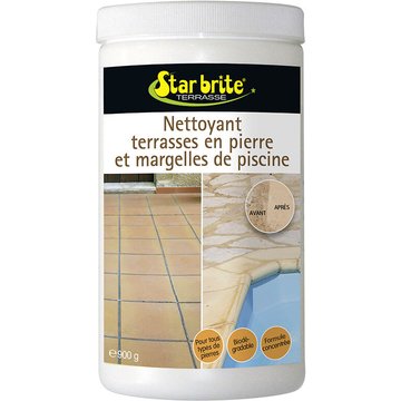 Nettoyant terrasses en pierre ou margelles de piscine STARBRITE 900 g