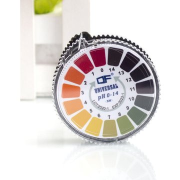 Papier Test de pH Universel Seenlin Bandes de Test pH pour Piscine Rouleau de Bandes de Test pH, Mesure de pH Gamme Complète 0-14, 5 m/Rouleau (Pack de 2)