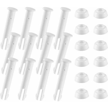 Paquet de 12 goupilles en plastique et joints de piscine en caoutchouc - SONIATKIA