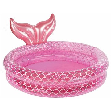 YOYO - Pataugeoire gonflable, piscine gonflable, 2 anneaux, piscine pour enfants, piscine pour bébé, baignoire portable