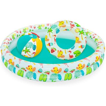 Piscine pataugeoire gonflable pour enfants Bestway 122 x 20 cm