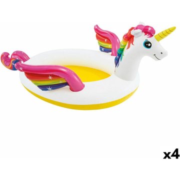 Piscine pataugeoire gonflable pour enfants Intex Licorne 151 L 27,2 x 10,4 x 19,3 cm (4 unités)