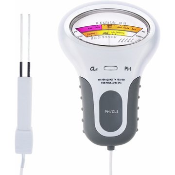 EPH - ph Testeur Numérique Multifonction, PC-102 Testeur de Chlore de ph pour Piscine spa Analyseur de Qualité de l'eau avec Sonde é