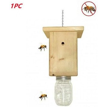 Piège à abeilles en bois de Style cabine de charpentier, imperméable et Durable, pour l&39extérieur, piège à guêpes, livraison directe,1PC,CHINA,M