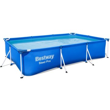 Bestway - Piscine hors-sol tubulaire rectangulaire deluxe splash frame pool 300x201x66cm