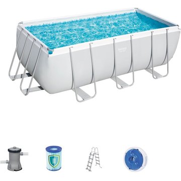 Piscine hors sol rectangulaire Power Steel Bestway 412 x 201 x 122 cm