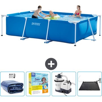 Piscine cadre rectangulaire Intex - 300 x 200 x 75 cm - bleue - Accessoires inclus CB69