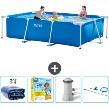 Piscine Cadre Rectangulaire Intex - 300 x 200 x 75 cm - Bleue - Accessoire Inclus CB14 - Intex Piscine
