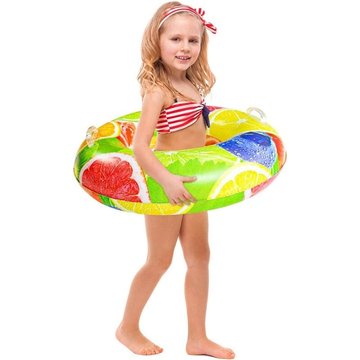 Piscine enfant Ensemble de flotteurs de piscine pour adultes et enfants avec anneau de natation avec deux poignées, radeau de plage d'été pour