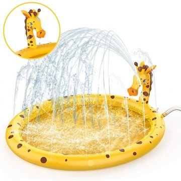 Perlerare - Piscine extérieure pour enfants, piscine à balles pour bébé, aire de jeux gonflable pour enfants avec tapis à jets d'eau, jeu de jardin