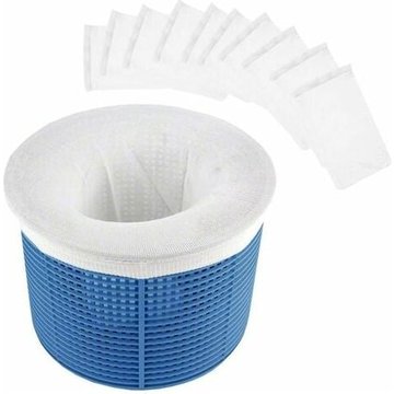 Piscine Filtre De Skimmer De Piscine Chaussettes De Skimmer Pour En Tissu De Nylon Durable Élastique Pour Panier De Piscine Filet De Pool Skimmer