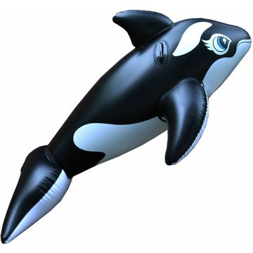 Piscine Gonflable Baleine Noire AYYQH Flotteur Natation Anneau Piscine Jouet Fun Été Extérieur Plage Salon