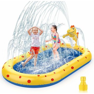 Guazhunifr - Piscine Gonflable Enfant Aire De Jeux, Jouets Tapis d'arrosage extérieur Garçons Filles Tapis de Jeu de Salon pour 3 4 5 6 7 8 Ans