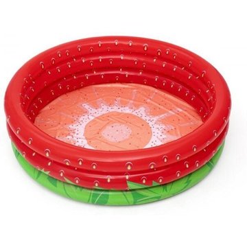 Piscine pataugeoire gonflable pour enfants Bestway Fraise 168 x 38 cm