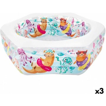 Piscine gonflable Intex Piscine Acuario 510 L 191 x 61 x 178 cm (3 Unités)