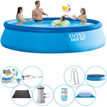 Intex Piscine Easy Set - 457x107 cm - Paquet total - Bleu