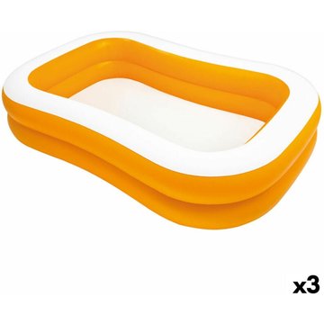 Piscine gonflable Intex Piscine Mandarin Orange 600 L 229 x 48 x 152 cm (3 Unités)