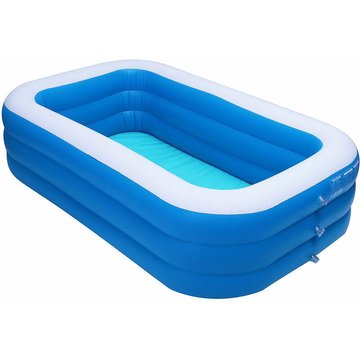 Piscine Gonflable Piscine Familiale 3 Couches 210 140 65 cm