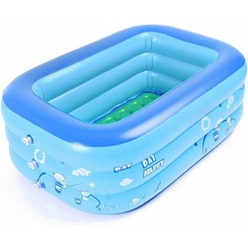 YOYO - Piscine gonflable pour bébé, petite piscine pour enfants, pliable en PVC, rectangulaire, douche familiale, lavabo, douche portable, pour bébé
