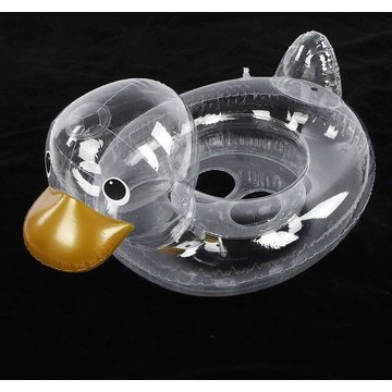 Piscine gonflable LEISEI pour bébé, siège flottant pour tout-petits, siège de bain transparent pour nager