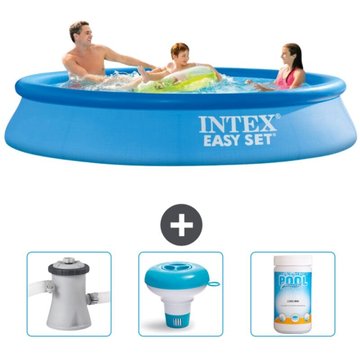 Piscine Gonflable Ronde Easy Set Intex 305 x 61 cm - Bleue - Incluant Accessoire CB77