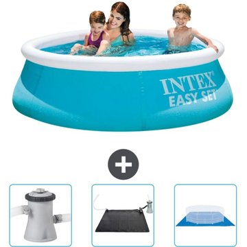 Piscine Gonflable Ronde Easy Set Intex 183 x 51 cm - Bleue - Inclus Accessoire CB79