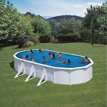 Piscine GRE Piscines Fidji 730x375x120 - Filtre de 6 m3/h et Liner 50/100