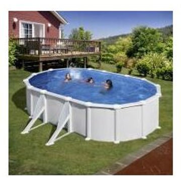 GRE Piscines - Piscine hors-sol acier 7,44 x 5,75 x 1,32 m