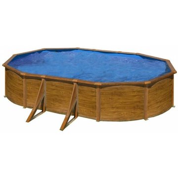 Piscine hors-sol ovale SAN MARCO Galapagos 500x300 cm Kit piscine Gold